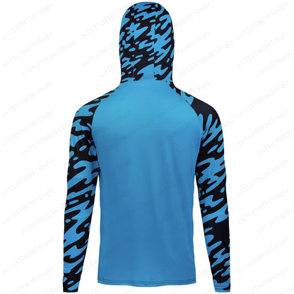 Camisa de Pesca HUK UPF 50+ com Capuz e Proteção UV – Secagem Rápida e Respirável