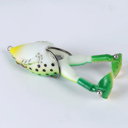 Isca de Superfície Soft Frog Topwater – Double Prop Legs 8 cm – Jungle Strike