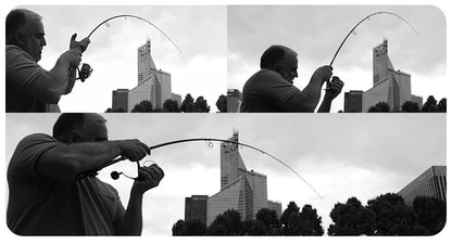 Vara PURELURE SHARPEN Travel em Carbono – Spinning e Casting | 4 Partes, Ação Rápida (FAST) e Componentes Fuji