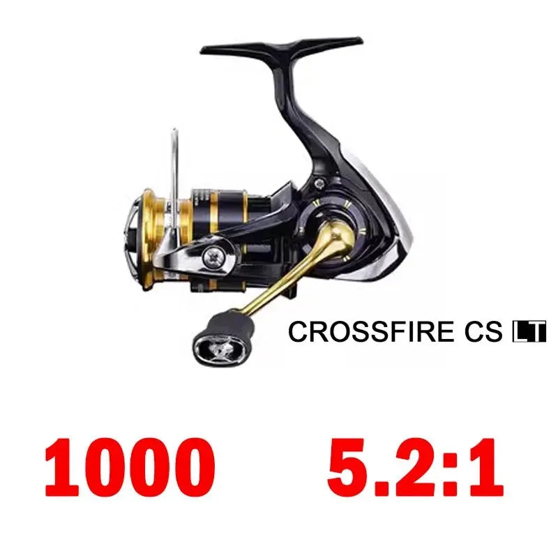 Molinete DAIWA CROSSFIRE CS LT – Light & Tough | 4–12 kg Drag, Carretel LC-ABS de Alumínio, 185g a 320g, Ultraleve e Resistente