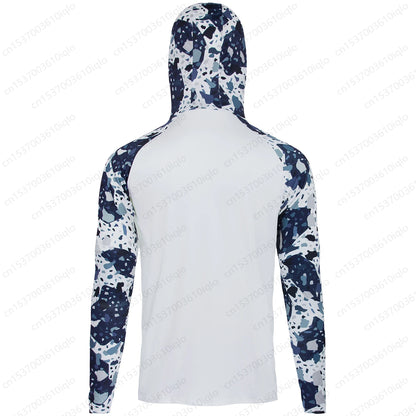 Camisa de Pesca HUK UPF 50+ com Capuz e Proteção UV – Secagem Rápida e Respirável